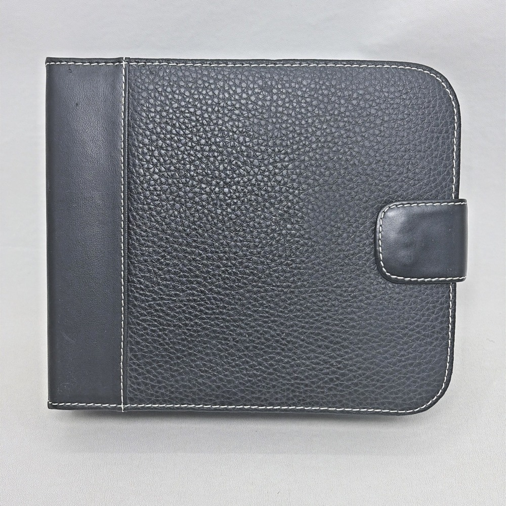 VTG Case Logic KSW 32 CD/DVD Holder Storage Faux Leather Textured Stiff Hard